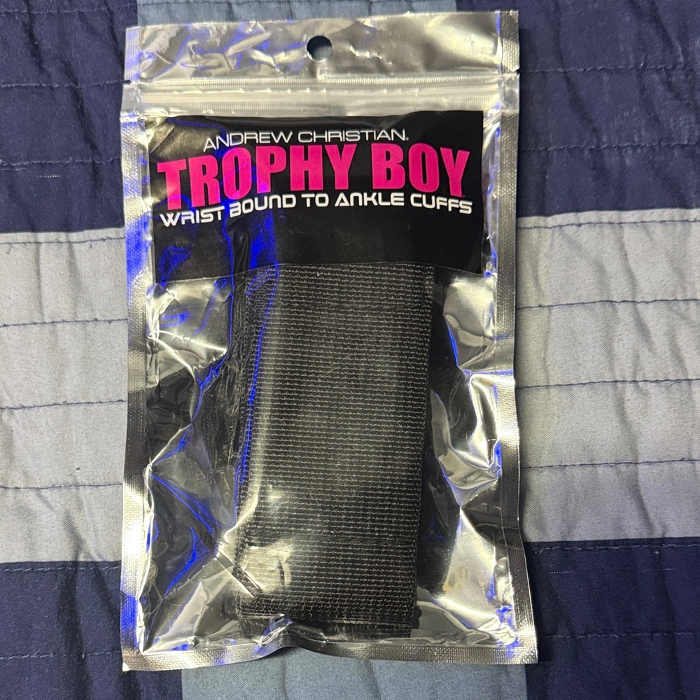 Andrew Christian Trophy Boy Black Cuffs